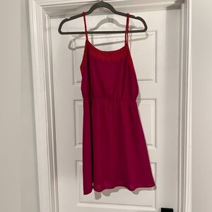 Embroidered Mini Dress